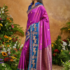 Pure Silk Handloom Weaving Saree