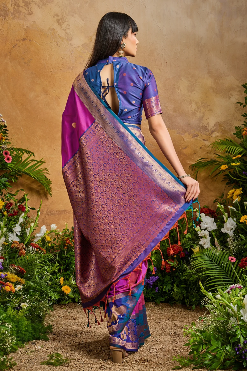 Pure Silk Handloom Weaving Saree