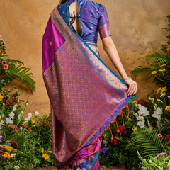 Pure Silk Handloom Weaving Saree