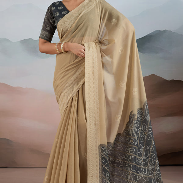 Pure Viscose Cotton Handloom Weave Saree