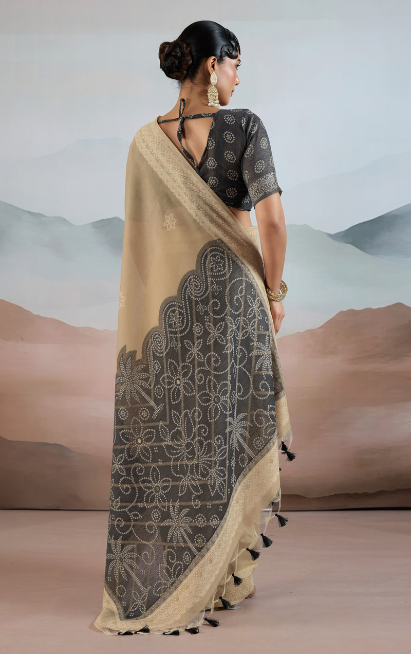 Pure Viscose Cotton Handloom Weave Saree