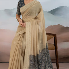 Pure Viscose Cotton Handloom Weave Saree
