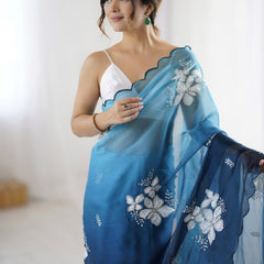 Zimi Chu Sequin Saree