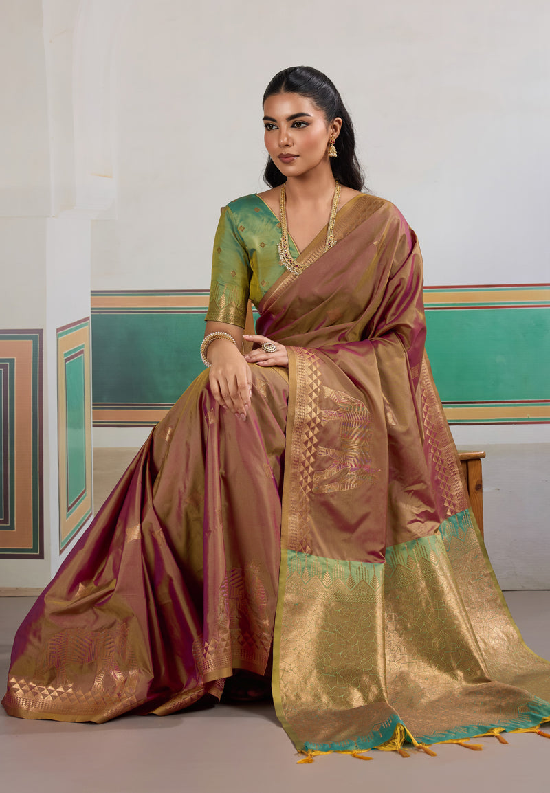 Pure Silk Handloom Weave Saree