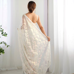 Butterfly Glow Saree Soft Net & 3mm Sequin Sparkle