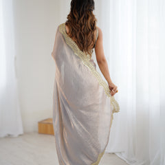 Fendy Grandeur Saree Sequin on Pure Satin