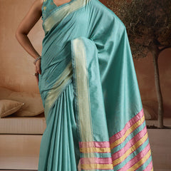 Handwoven Bhagalpuri Weaving Saree
