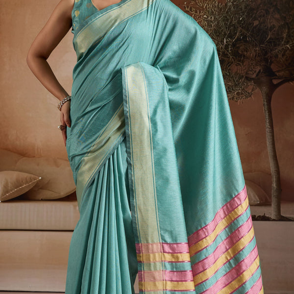 Handwoven Bhagalpuri Weaving Saree