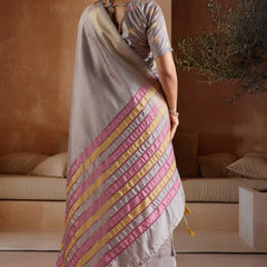 Handwoven Bhagalpuri Weaving Saree
