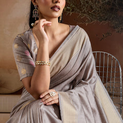 Handwoven Bhagalpuri Weaving Saree