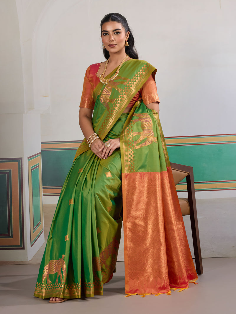 Pure Silk Handloom Weave Saree