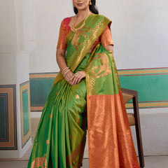 Pure Silk Handloom Weave Saree