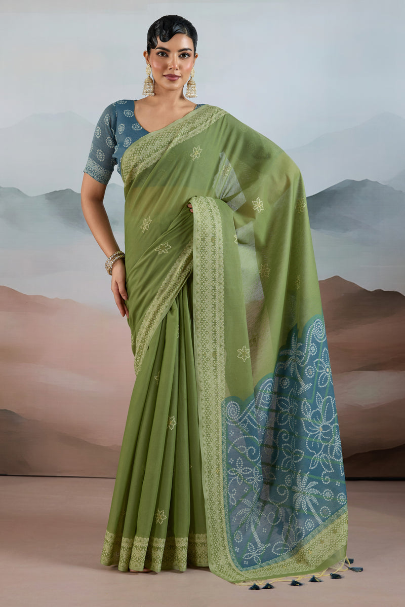 Pure Viscose Cotton Handloom Weave Saree