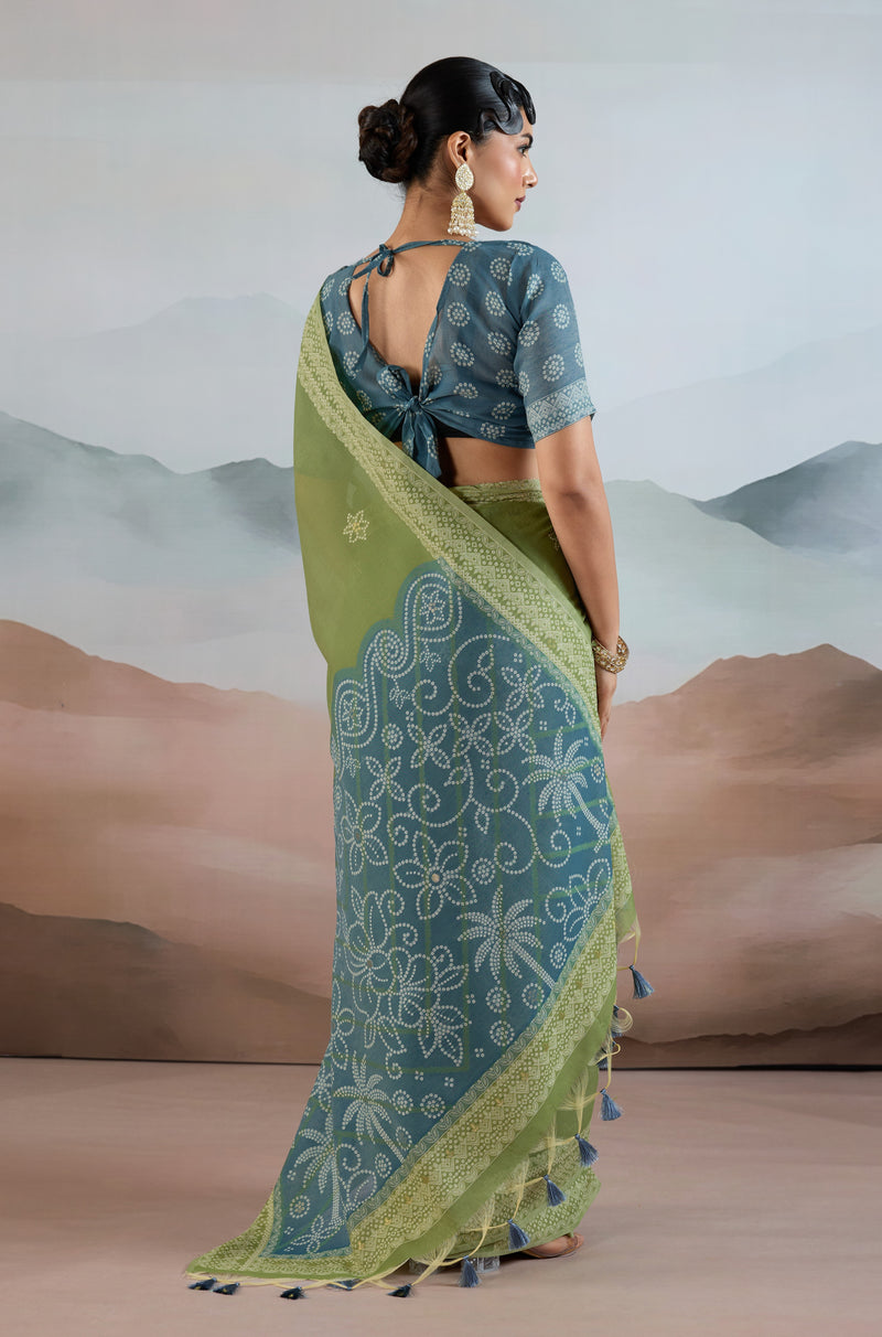 Pure Viscose Cotton Handloom Weave Saree