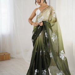 Zimi Chu Sequin Saree