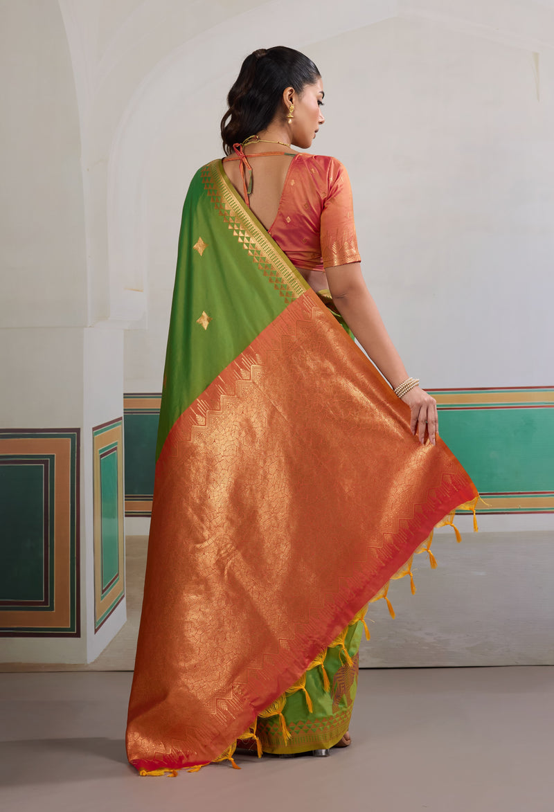 Pure Silk Handloom Weave Saree
