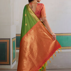 Pure Silk Handloom Weave Saree