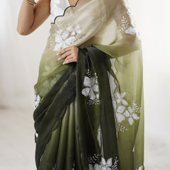 Zimi Chu Sequin Saree