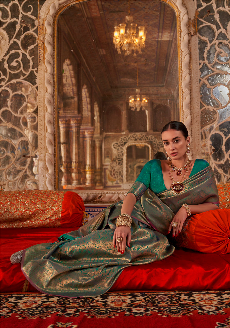 The Heritage Handloom Silk Saree