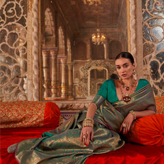 The Heritage Handloom Silk Saree