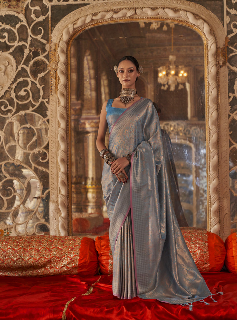 The Heritage Handloom Silk Saree