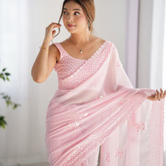 Premium Georgette with Sequence Work Saree