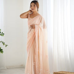 Premium Georgette with Sequence Work Saree