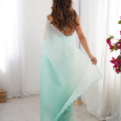 Textured Elegance with Arco Border Saree