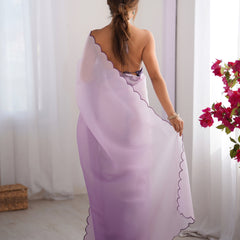 Textured Elegance with Arco Border Saree