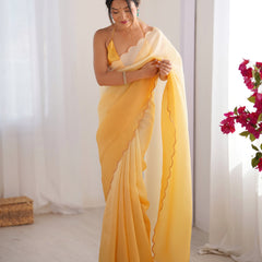 Textured Elegance with Arco Border Saree