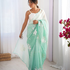 The Candy Crush Saree Padded Comfort with Sequins
