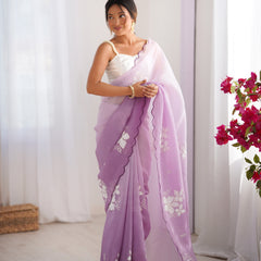 The Candy Crush Saree Padded Comfort with Sequins
