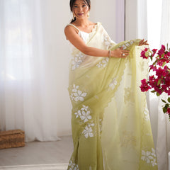 The Candy Crush Saree Padded Comfort with Sequins