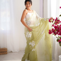 The Candy Crush Saree Padded Comfort with Sequins