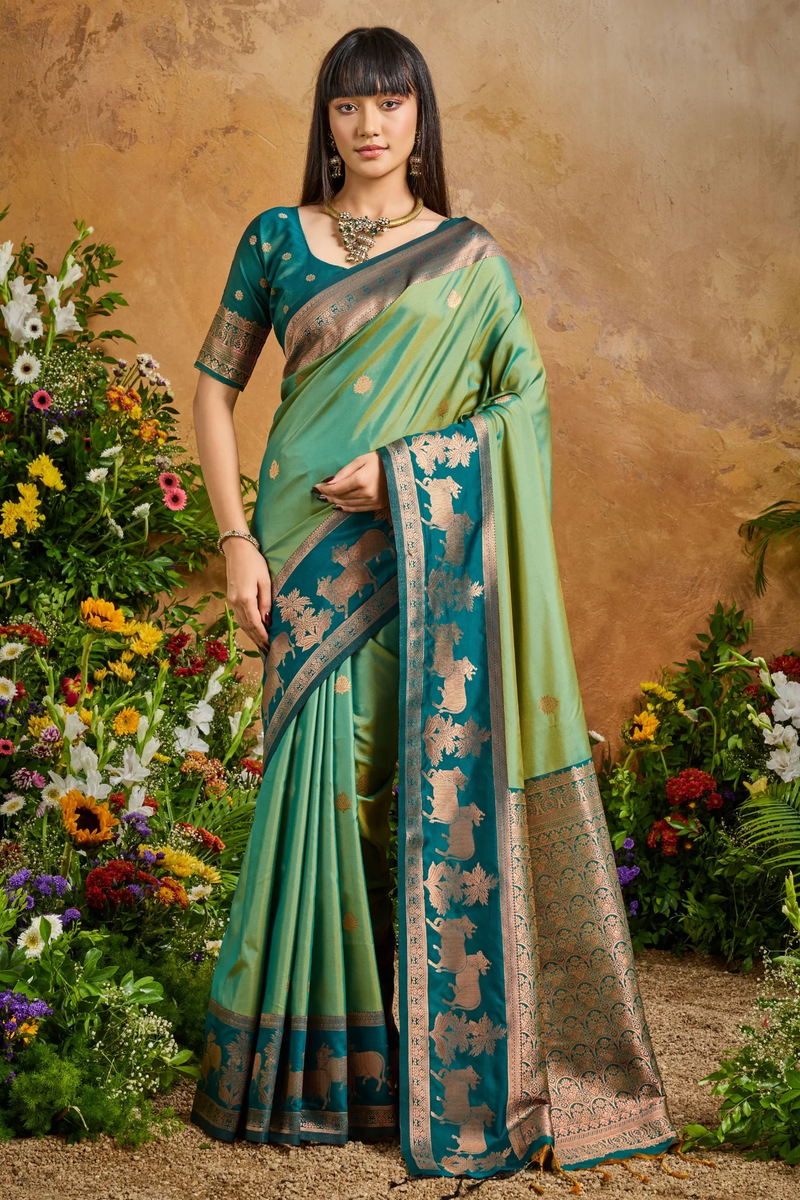 Pure Silk Handloom Weaving Saree