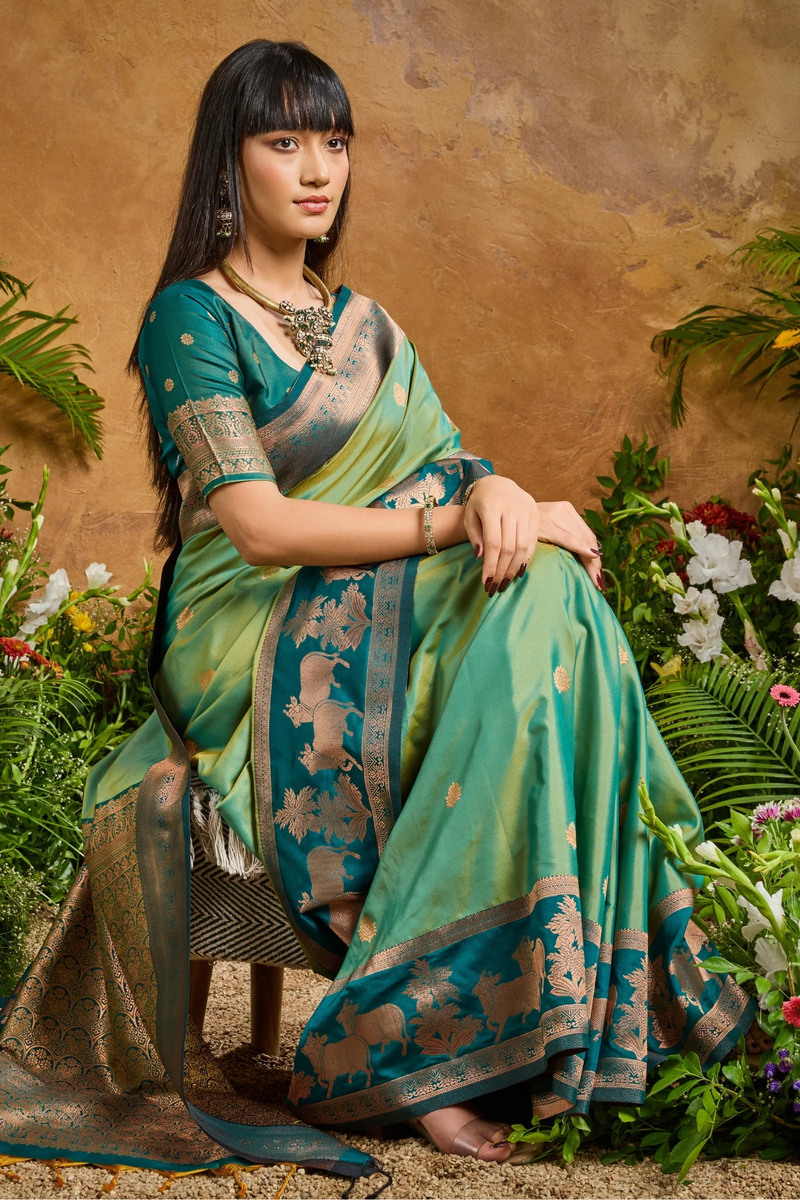 Pure Silk Handloom Weaving Saree