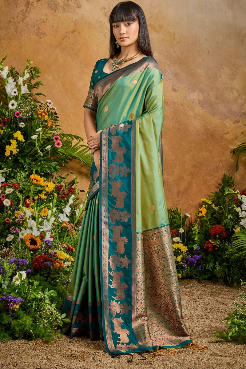 Pure Silk Handloom Weaving Saree