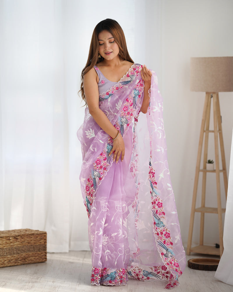 The Organza Starlight Saree