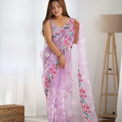 The Organza Starlight Saree