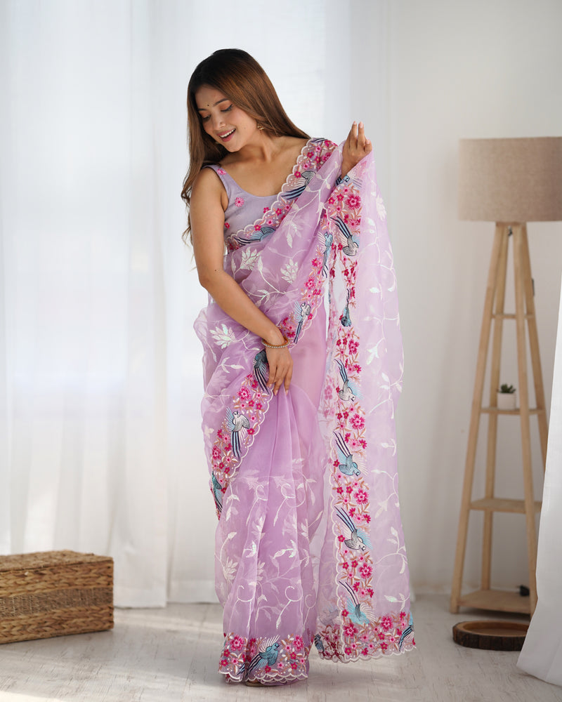 The Organza Starlight Saree