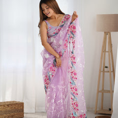 The Organza Starlight Saree