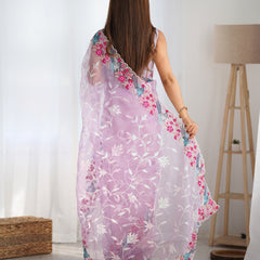 The Organza Starlight Saree