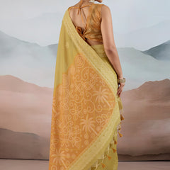 Pure Viscose Cotton Handloom Weave Saree