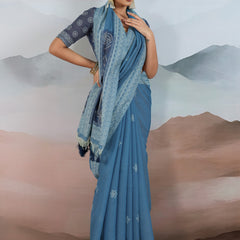 Pure Viscose Cotton Handloom Weave Saree