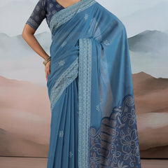 Pure Viscose Cotton Handloom Weave Saree