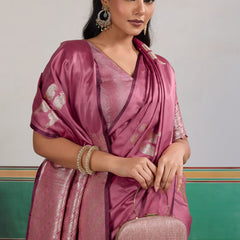 Pure Satin Handloom Weaving Saree