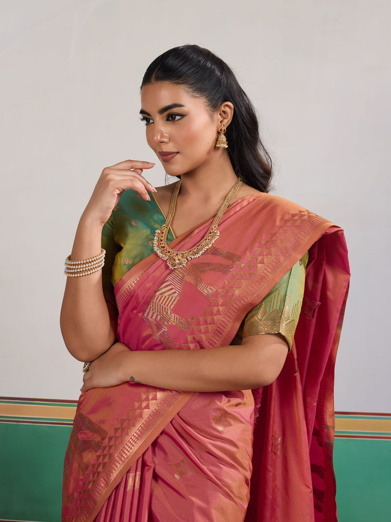 Pure Silk Handloom Weave Saree