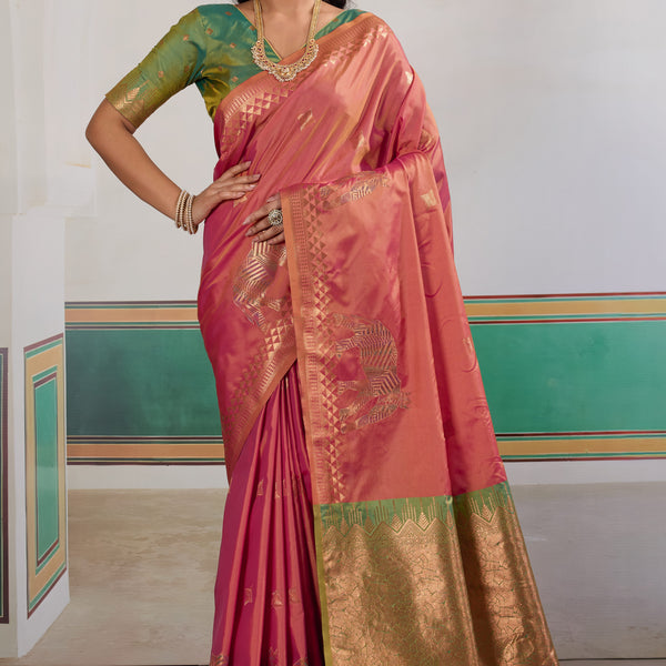 Pure Silk Handloom Weave Saree