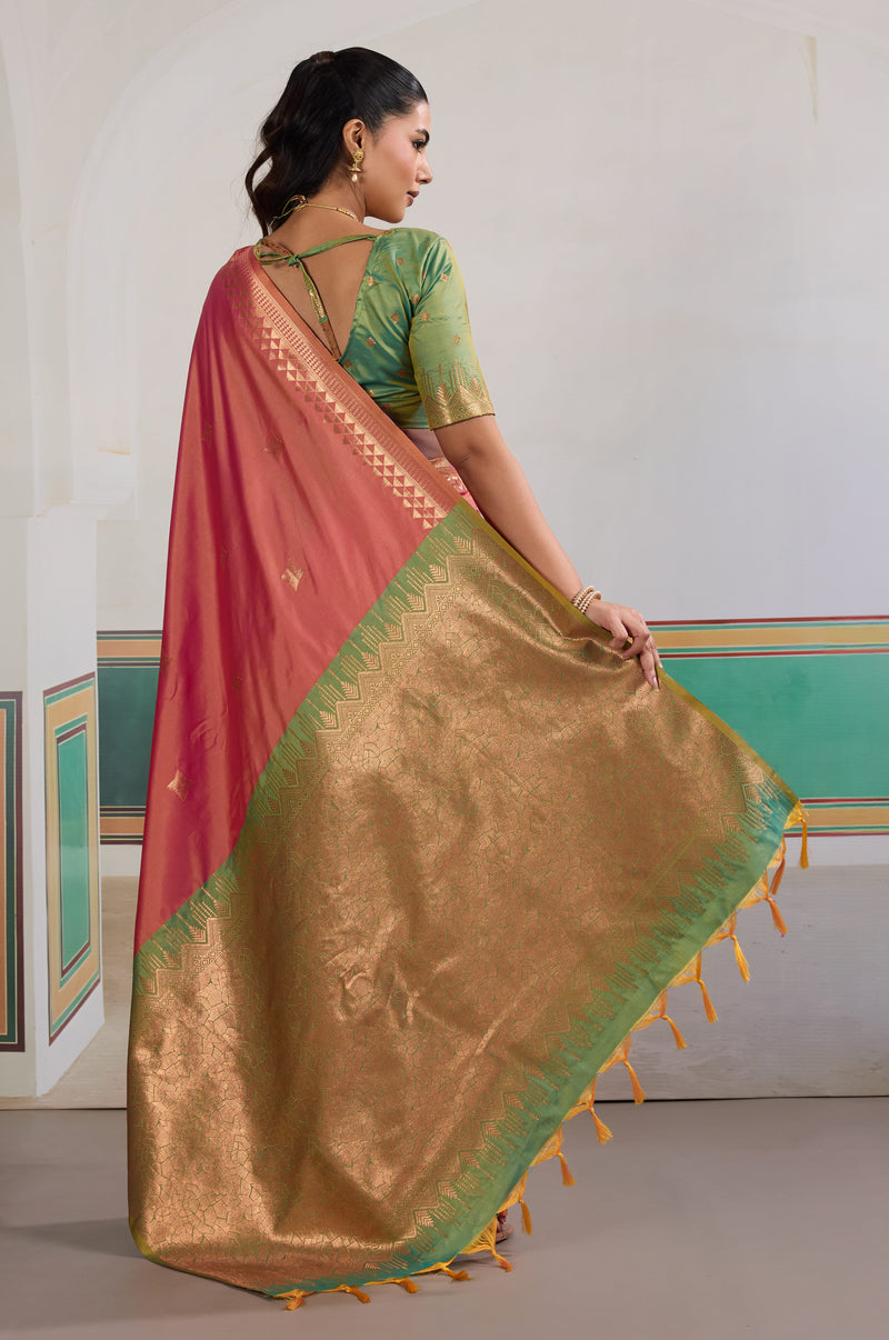 Pure Silk Handloom Weave Saree