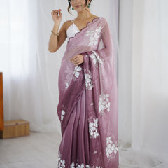 Zimi Chu Sequin Saree